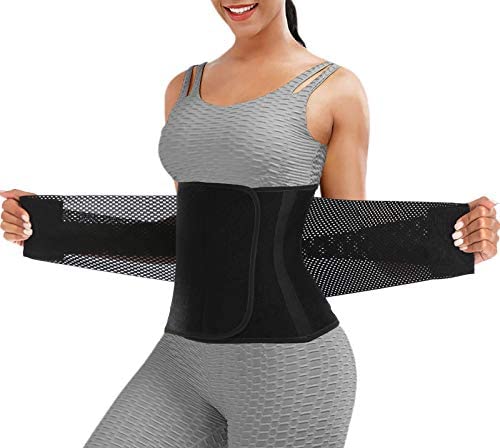 Waist Trainer Belt for Women Man – Waist Trimmer Weight Loss Ab…