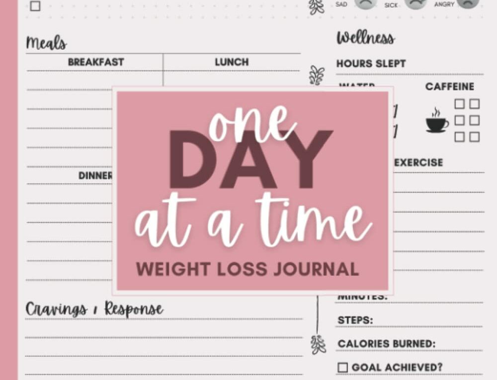 Weight Loss Journal for Women: 12-Week Weight Loss Tracker Journal – Fun…