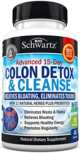 Colon Cleanser and Detox for Weight Loss & Digestive Support – 15…