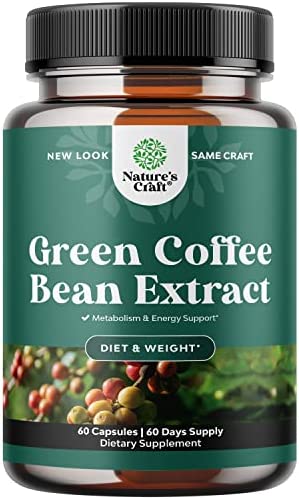 Green Coffee Bean Extract for Weight Loss – Natural Appetite Suppressant for…