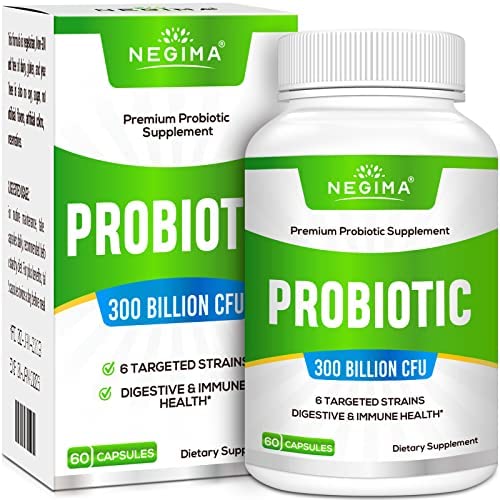 300 Billion CFUs Probiotic, Premium Daily Probiotics for Women & Men, 6…