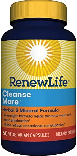 Renew Life Detox Cleanse More, Helps Reduce Bloating & Return to Regularity,…