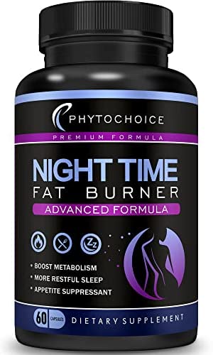 Night Time Weight Loss Pills for Women-Fat Burner with Melatonin-Appetite Suppressant Carb…