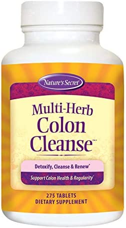 Nature’s Secret Multi-Herb Colon Cleanse, 275 Tab