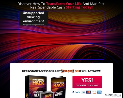 The Manifestation Hack – Huge Conversions – 75% Commissions!