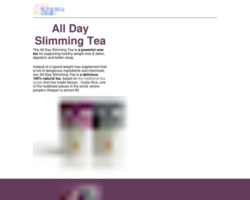 All Day Slimming Tea – Our NEW 2024 VSL Will Make You Rich!!